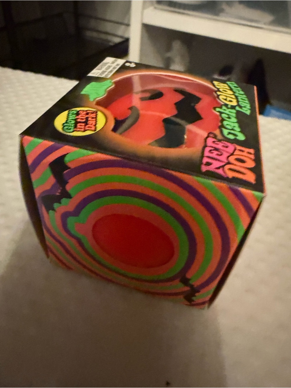 NeeDoh Jack Glow Pumpkin - Orange Glow new and authentic - Picture 3 of 3
